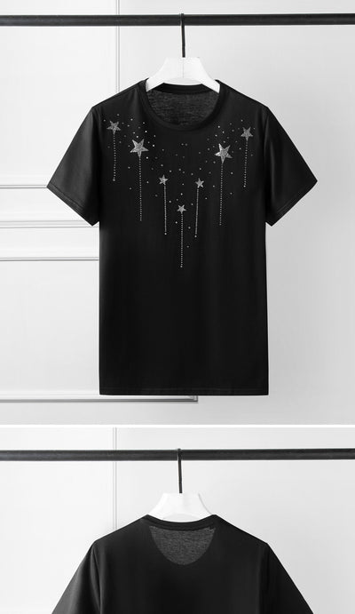 Playera Premium Crystal Diamond Five Star para Hombre - Image 12