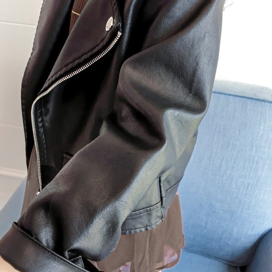 Chaqueta de Cuero Sintético para Primavera y Otoño - Image 10