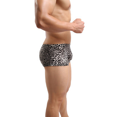 Bóxers Estampado Leopardo Cintura Baja Talla Grande para Hombre - Image 5
