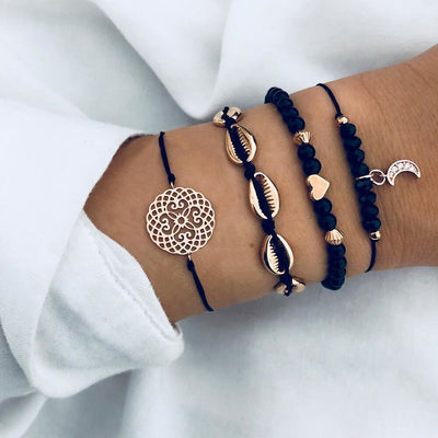 Set de Pulseras Bohemias Vintage con Cuentas y Amuletos para Mujer - Image 17