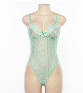 Mono Enterizo Mujer Verano con Encaje Calado y Moño en los Hombros - Image 8