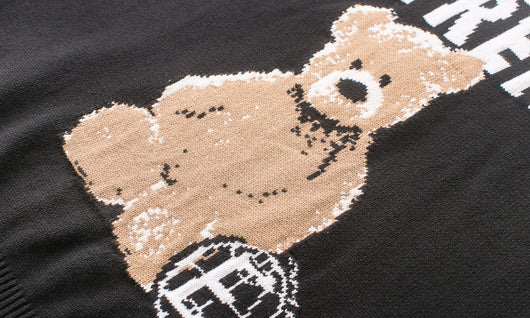 Suéter Holgado con Estampado de Osito Perezoso - Image 8
