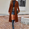 Abrigo de Solapa Cruzada para Mujer - Otoño e Invierno