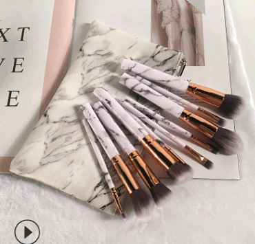 Set de 10 Brochas de Mármol para Maquillaje Profesional - Image 19