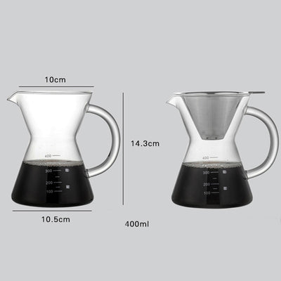 Cafetera de Vidrio Manual 400ml - Método Pour Over - Image 7