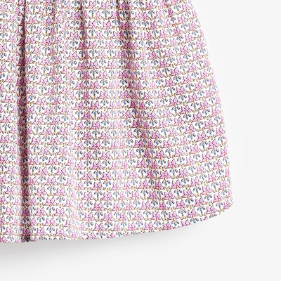 Vestido Infantil de Encaje Floral con Cuello Solapa y Falda Corta - Image 7