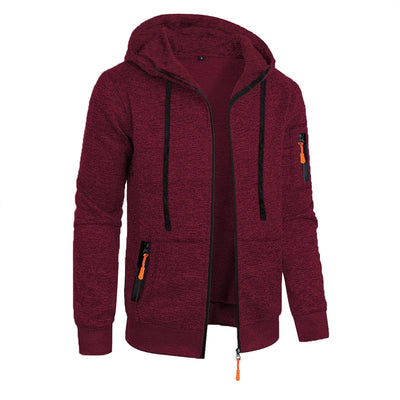 Suéter Deportivo con Capucha y Textura Jacquard para Hombre - Image 4