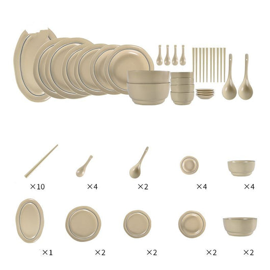 Juego de Vajilla de Lujo Minimalista para el Hogar - Image 16