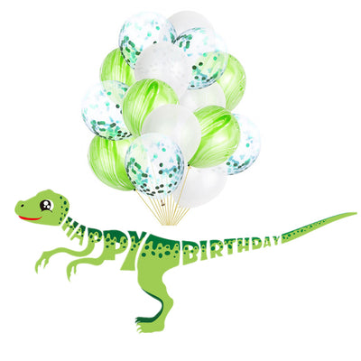 Decoración de Fiesta Dinosaurio con Flores Laqila - Image 3