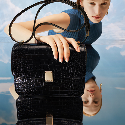 Bolso Bandolera Tofu Minimalista Lujo Ligero para Mujer