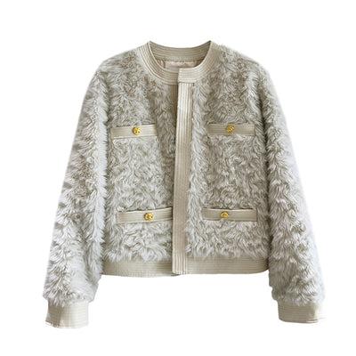 Chaqueta Perfumada con Hebilla Dorada para Mujer - Image 3
