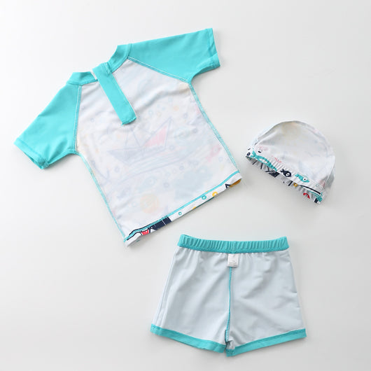 Traje de Baño Dividido para Niño - Diseño Adorable para Spa - Image 4
