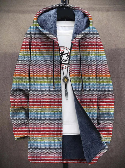 Chaqueta de Cuello Parado con Estampado Digital para Hombre - Image 19