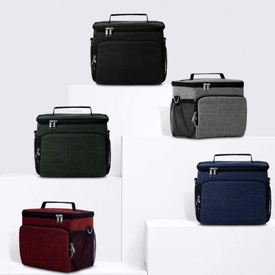Bolsa Térmica Crossbody Oxford Gran Capacidad para Almuerzo - Image 11