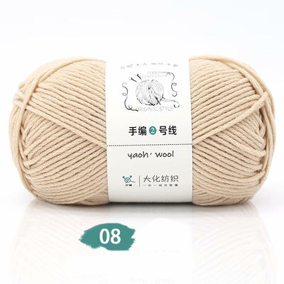 Lana Tejida a Mano Grosor Medio - Kit DIY con Aguja para Bufanda, Gorro y Abrigo - Image 53