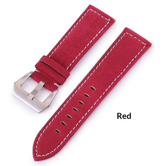 Correa de Reloj en Cuero Gamuza Premium Costura Artesanal Gruesa - Image 22