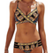 Bikini Étnico con Cruces en el Pecho - Diseño Sexy y Moderno