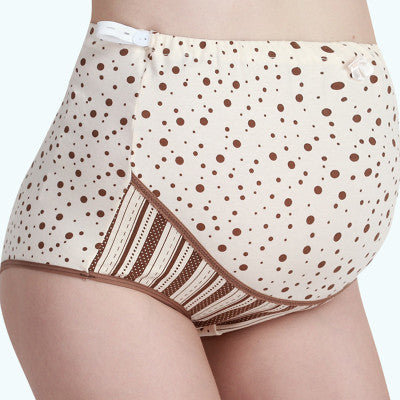 Pantalones Maternales de Algodón con Levantamiento de Vientre y Cintura Ajustable