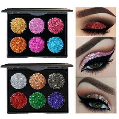 Paleta de Sombras con Brillo Secuencial