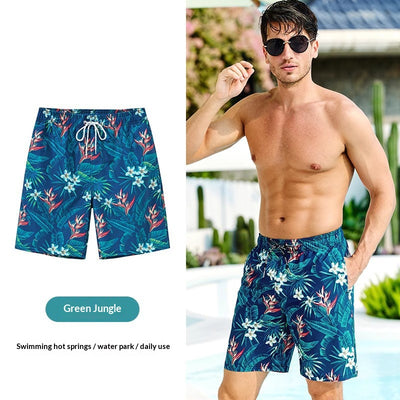 Shorts de Playa para Parejas con Estampado Digital de Secado Rápido - Image 9