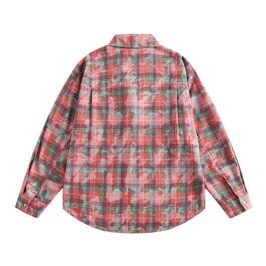 Camisa de Cuadros Estilo Cubano Manga Larga para Hombre - Image 3
