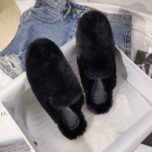 Pantuflas de Peluche Baotou para Mujer - Cómodas y Fáciles de Usar - Image 6