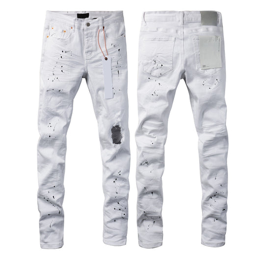 Pantalones Skinny Retro Ajustados con Elastano - Image 27
