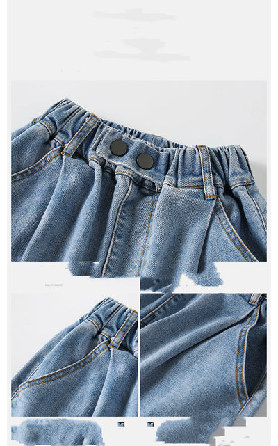 Jeans Stileto Slim Fit de Dos Botones para Niñas - Image 7