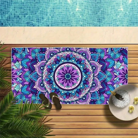 Toalla de Playa Microfibra Secado Rápido con Diseño Creativo - Image 23