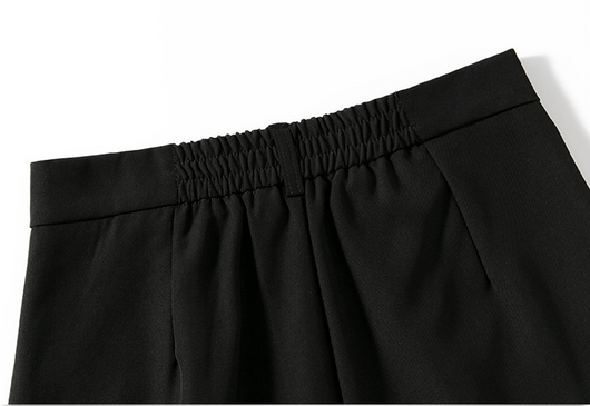 Pantalón Palazzo Cintura Alta Otoño Temprano Mujer Corte Holgado - Image 15