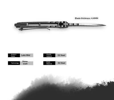 Cuchillo Táctico Plegable de Acero Reforzado para Aventuras al Aire Libre - Image 8