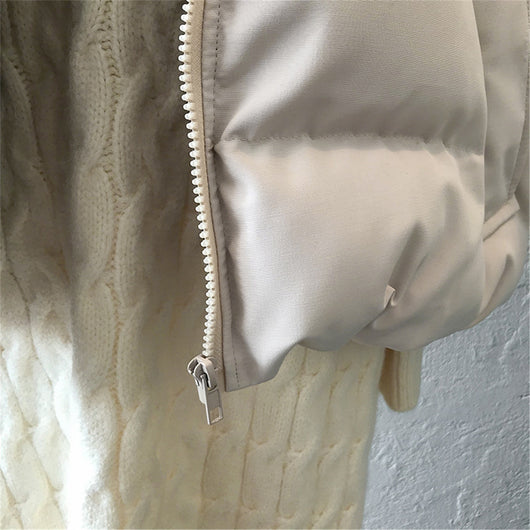 Chaqueta Acolchada con Cuello Alto Elevado - Estilo Moderno y Calidez - Image 7