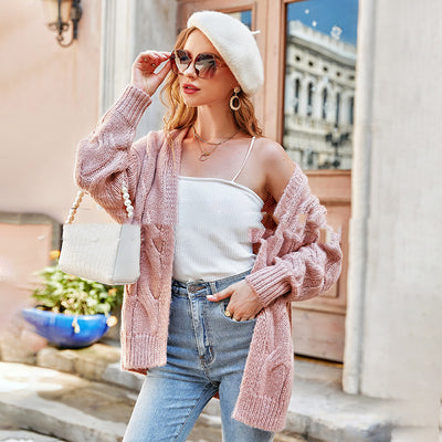 Cardigan Casual de Punto Suave - Estilo Minimalista - Image 3