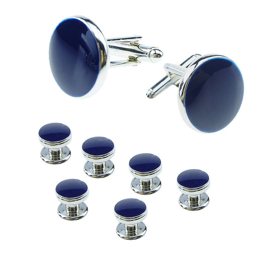 Gemelos Franceses para Hombre Diseño Concha Drip Redonda - Set Combo de 8 Pares - Image 3