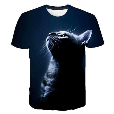 Playera de Verano para Niños Estampado Gatito Coreano - Image 27