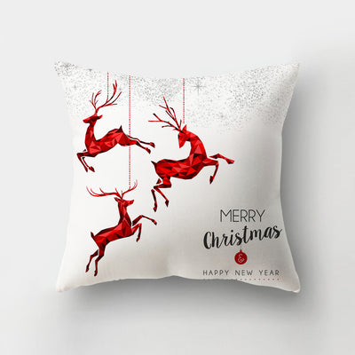 Funda de Almohada Navideña con Diseño Cartoon para Sofá y Oficina - Image 26