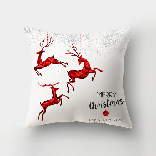 Funda de Almohada Navideña con Diseño Cartoon para Sofá y Oficina - Image 26