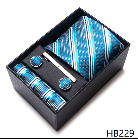 Corbata Jacquard Profesional Tejida en Trama para Negocios - Image 30