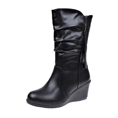 Botas Infantiles de Cuña para Otoño e Invierno con Cierre Lateral - Image 7