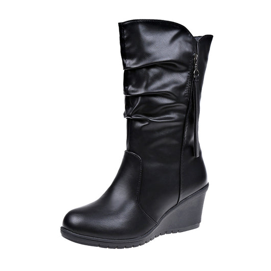 Botas Infantiles de Cuña para Otoño e Invierno con Cierre Lateral - Image 7