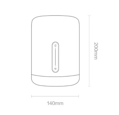 Lámpara Inteligente Xiaomi Bedside 2 - Control por Voz y App - Image 6
