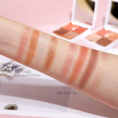 Paleta de Sombras Quad Mate Perlado Innovador - Image 2