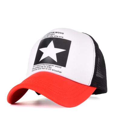 Gorra de Béisbol con Estampado de Estrella de Cinco Puntas - Image 17