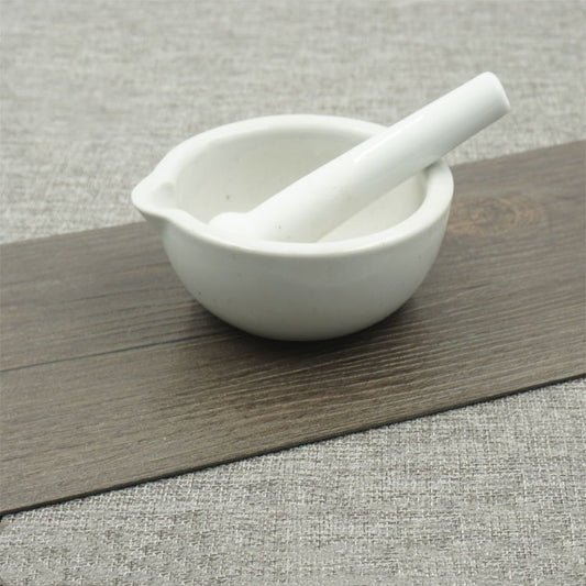 Mortero de Porcelana con Pilón para Moler