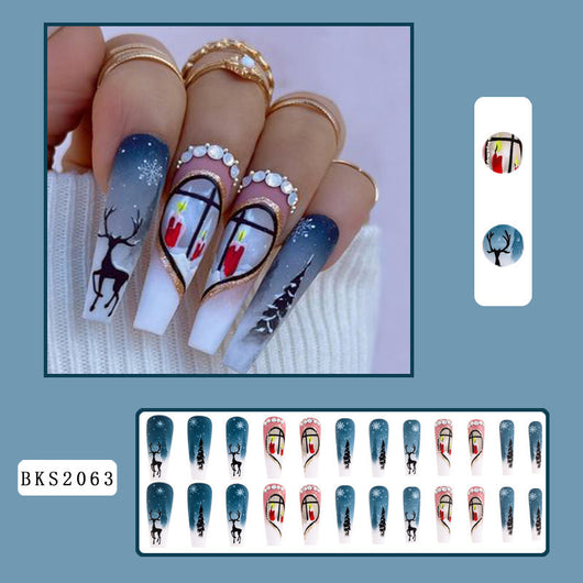 Uñas Decorativas Copo de Nieve - Diseño Navideño SMD - Image 13