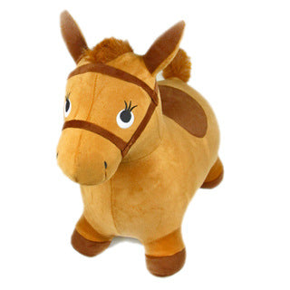 Caballo Saltarín Inflable de Felpa Gruesa para Niños - Image 7