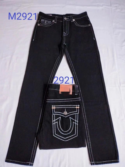 Jeans Elásticos Talla Grande con Líneas Gruesas de Moda - Image 4