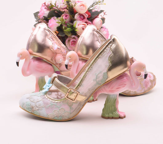 Zapatos de Tacón Alto con Encaje Calado Exquisito - Image 5