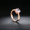 Rose Dorado and zircon ring Dorado 10.