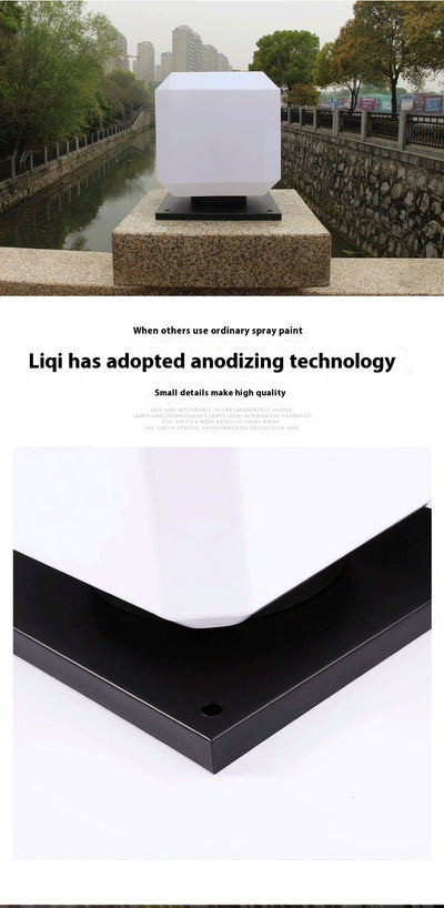 Lámpara LED Pilar Exterior Impermeable para Villa - Image 9